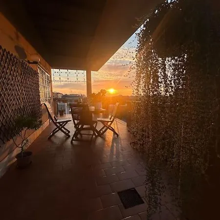 Eur-motagnola Attico 2bedr 280 Terrace View * روما