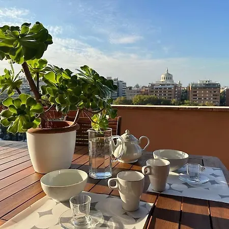 Eur-motagnola Attico 2bedr 280 Terrace View شقة روما