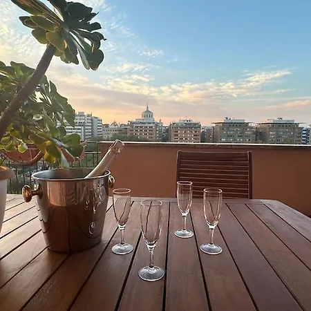 Eur-motagnola Attico 2bedr 280 Terrace View * روما