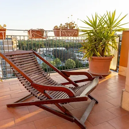 Eur-motagnola Attico 2bedr 280 Terrace View * 로마