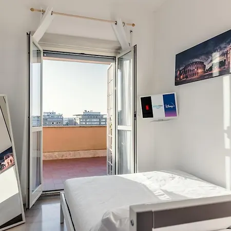 Eur-motagnola Attico 2bedr 280 Terrace View 아파트
